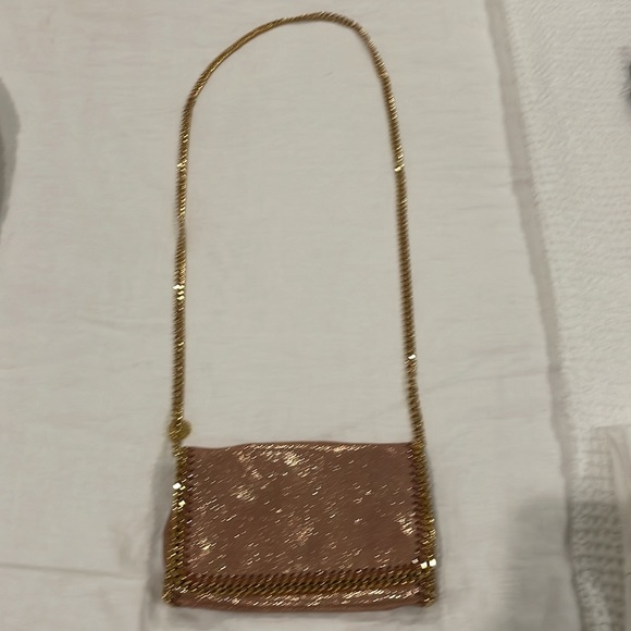 STELLA MCCARTNEY ROSE GOLD CLUTCH/SHOULDER BAG - Picture 2 of 5